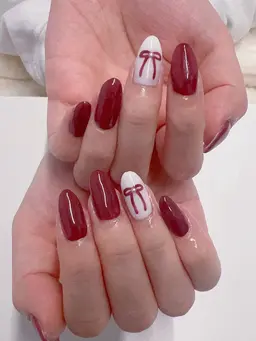 【オフ無料】アート2本ネイル