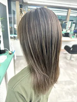 ♻️ケアブリーチ使用♻️色素改善♻️💎話題のシークレットハイライト+カット+艶トリートメント💎