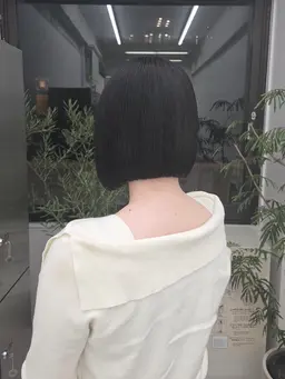 ​【髪質差地毛風ストレート】思わず触れたくなる質感◎フルカラー＋美髪矯正＋カット＋内部補修TR