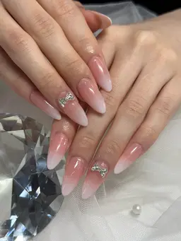 アクリルスカルプ💜長さだし10本＋ベイビーブーマーorラメグラ💜