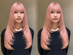 【🌟人気NO.2🌟】🦋💎ブリーチリタッチ💎🦋➕低ダメージカラー➕ケアトリートメント✨