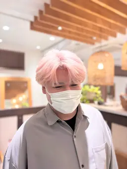 ブリーチオンカラー