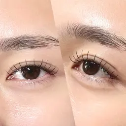 LEDまつげエクステ80本《フラットマットラッシュ》