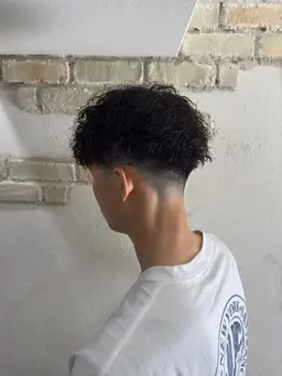 ツーブロック刈り直し