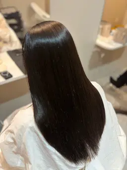 縮毛矯正+トリートメント