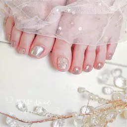 【Foot/2色ok】ワンカラー，マグネット、ラメ，ラメグラデーション，カラーグラデーション，ミラー，オーロラ¥5000