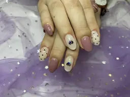 💕🍬💕 [初回ソフトジェルオフ無料.]［シンプル]定額ネイルデザイン定額ネイルデザインカラー🍀🍀🍀