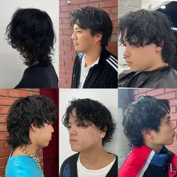 【雰囲気抜群】デザインカット+ウルフパーマ+トリートメント