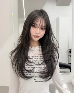 【🪽minimo限定🪽】巻いてもワンカールでも可愛い🤍トレンドの動きの出やすいレイヤーカット➕オリジナルTr🤍