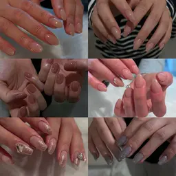 ハンド ワンカラー、グラデーションオフ込み