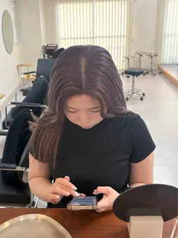 💖ブリーチwカラー💖+ケアトリートメント+超音波アイロン付き🛼