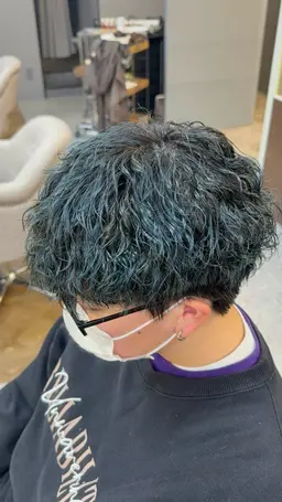 【イメチェン✂️✨】メンズカット+ツイストスパイラルパーマ