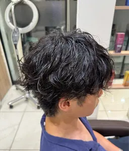 【シャドウパーマ🇰🇷】cut✖️パーマ🌀お洒落でかっこいいトレンドスタイル🥀