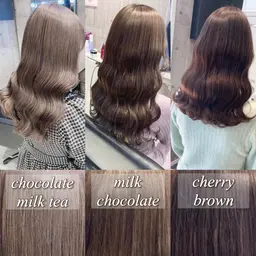 【🌿期間限定🌿】 透明感ツヤカラー ➕ 似合わせカット ➕ 補修ケアシャンプー ➕ 高保湿トリートメント