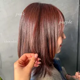 【🔆🉐平日限定クーポン🔆】ワンカラー➕頭皮クレンジングmarbb🚿 (前髪カットも🙆♀️)