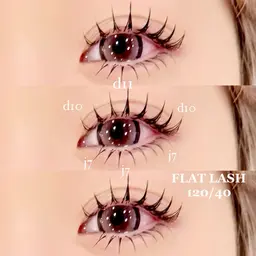 【🩷 マツエク上下セット🩷】flatlushフラットラッシュ(上100本/下40本)