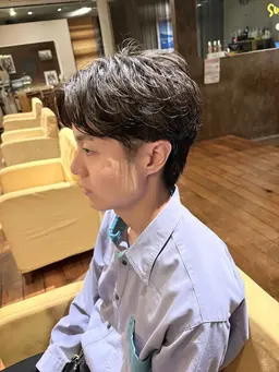 (ミニモ限定)メンズパーマ/シャドウパーマ、フェザーパーマ