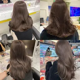 🌟人気Ｎｏ．1🌟透明感ブリーチなしカラー+カット＋高濃度tr オリーブベージュ　ブリーチ無しダブルカラー