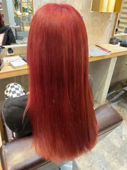 カット＋ダブルカラー（フルブリーチ＋オンカラー）＋2stepトリートメント