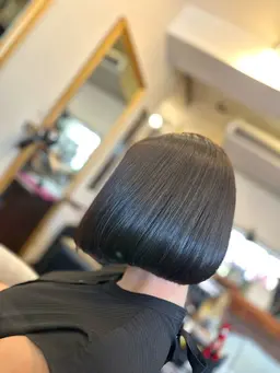 縮毛矯正(ミディアム)+炭酸泉