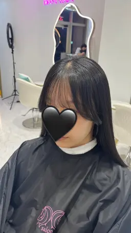 【ミニモ限定価格】韓国前髪・顔周りカット➕自然な地毛風前髪矯正✨