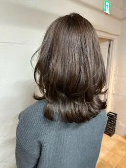 🎀【♡ご新規様限定】🎀似合わせカット＋艶フルカラー＋オージュア4ステップトリートメント11000円