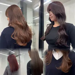 【🌙ブリーチなし透明感ダブルカラー🌙】カラー＋イオトリートメント