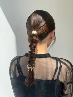 抜け感韓国🫧カチモリヘアアレンジ🇰🇷🩶