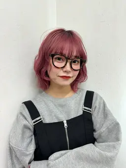 【 🫧最高級ヘアケア🫧 】ブリーチ無し暖色🩷ピンクカラー🩷＋髪質改善TOKIOトリートメント🫧＋marbb付き