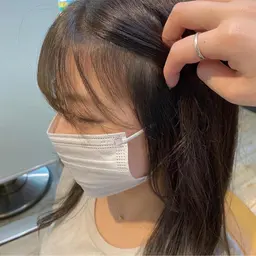 🌹前髪カット&うぶ毛パーマ