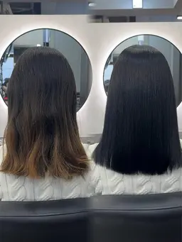 【2月3月限定🉐】✨ブリーチでもかけられる縮毛矯正✨＋カット＋2stepトリートメント