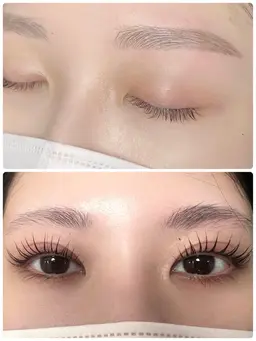 眉毛wax＋パリジェンヌラッシュリフトorまつ毛パーマ🌼