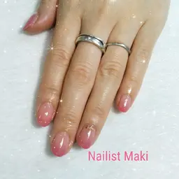 お爪が伸びても気にならない💕【ご新規さま限定】グラデーションハンドジェルネイル（甘皮ケア込み）