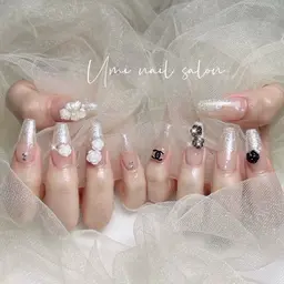 🎀大人気NO.1Hand 持ち込みデザイン120分やり放題7980（アートし、大きいパーツ6本程度)🎀