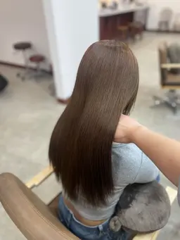 【‼️1月限定‼️】4STEPトリートメント付き🫧カット＋ワンカラー(ブリーチなし) 肩下+1000円