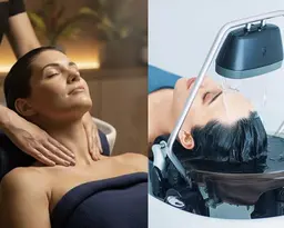 極上ヘッドスパ＋《首・肩・デコルテ・＋頭浸浴》¥14980→