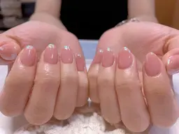 ミラーorオーロラフレンチネイルコース🌷