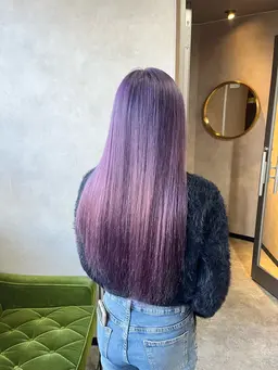 ︎︎🧺 全頭・リタッチ・ポイント ケアブリーチ+ケアカラー+ケミストトリートメント/18:00~