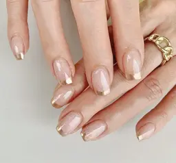 【高級感UP 】 初回オフ無料　Hand | ミラーフレンチ　¥6500