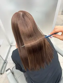 【透明感たっぷり✨】【来店2回目まで🩰】カラー+選べる髪質改善🪽