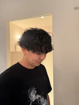 【メンズ】【平日限定】【U-24】cut＋波巻きパーマ🌀