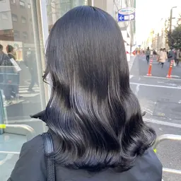 ［ミニモ限定クーポン💠］韓国風寒色カラー＋オリジナルトリートメント🫧