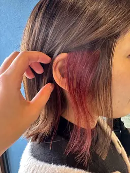 【人気No.1】インナーカラー(全体カラーブリーチ込)🍀🕊‪