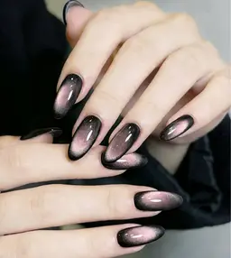 自爪⭐️SNSでも大人気⭐️マグネットorフラッシュ🍄ジェルオフ込み