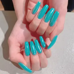 (オフなし)長さ出し10本+ワンカラーorラメグラデーション🧸💕ウォーターケア付き🫧