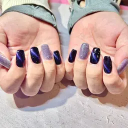 メンズネイル　ハンドネイル　ワンカラーからデザインまで【マグネット、フラッシュ可能】