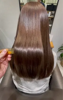 《ご新規様限定》ダメージレス縮毛矯正+サラ艶トリートメント