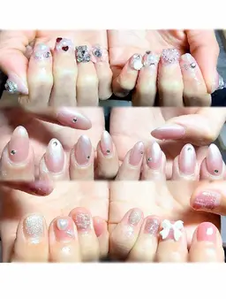 【10～20代限定】オフなし⋆長さだし込みワンカラーorラメグラ