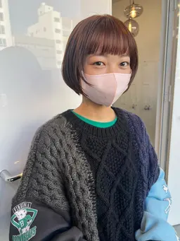 🗒似合わせカット〈ショート、ショートボブ〉+ケアカラー(プレトリートメント付き)