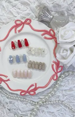 【ジェルオフ有】4月定額デザイン💐